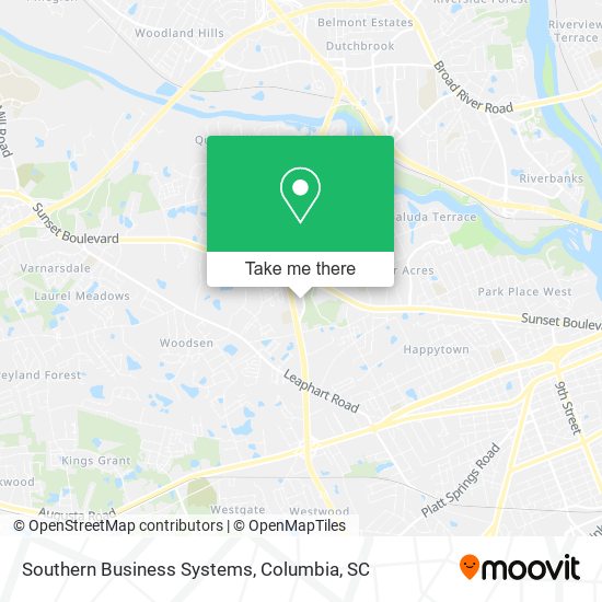 Southern Business Systems map