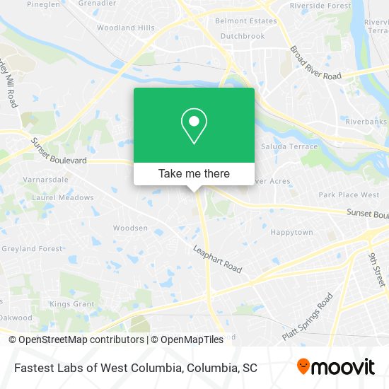 Fastest Labs of West Columbia map