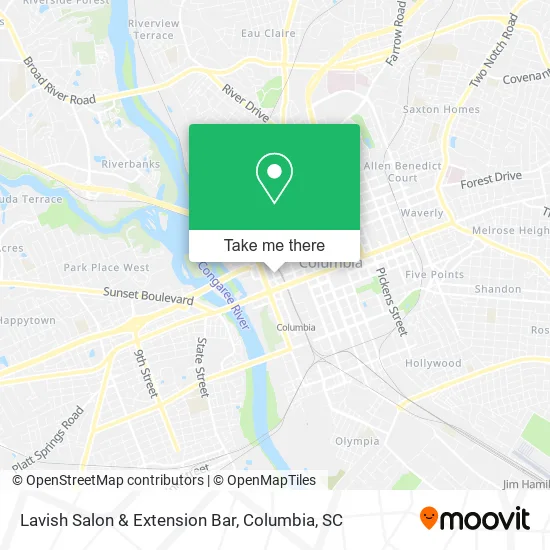 Mapa de Lavish Salon & Extension Bar