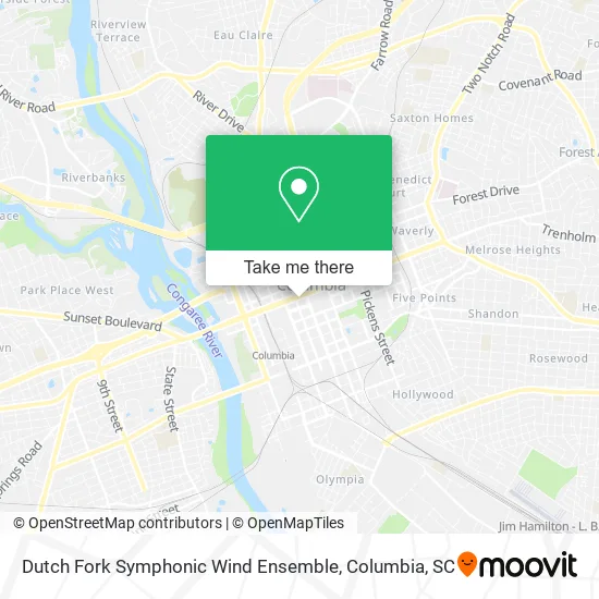 Mapa de Dutch Fork Symphonic Wind Ensemble