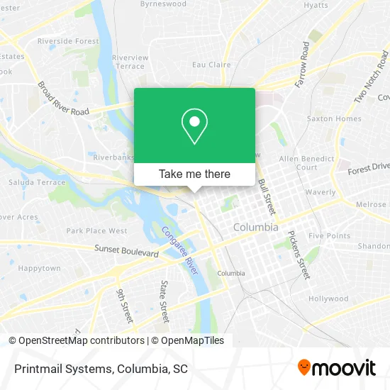 Printmail Systems map