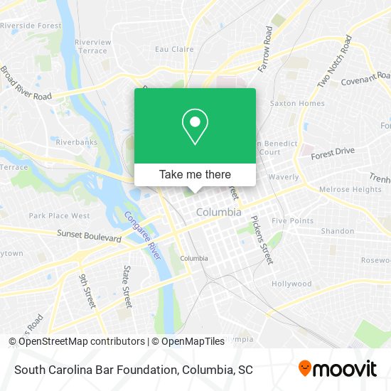 South Carolina Bar Foundation map