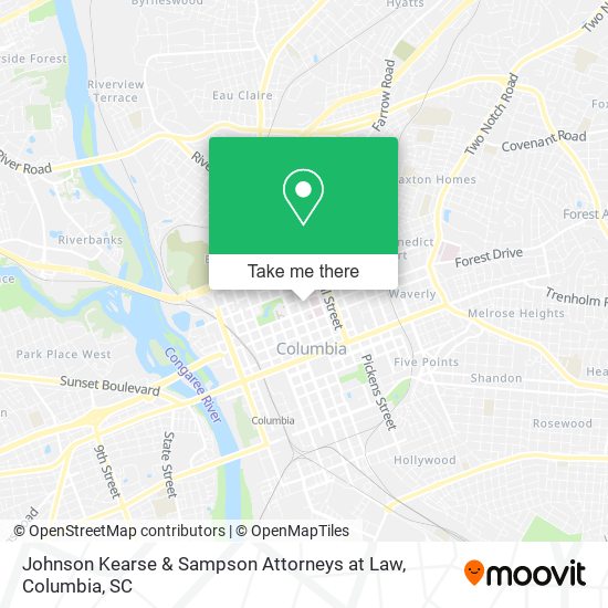 Johnson Kearse & Sampson Attorneys at Law map