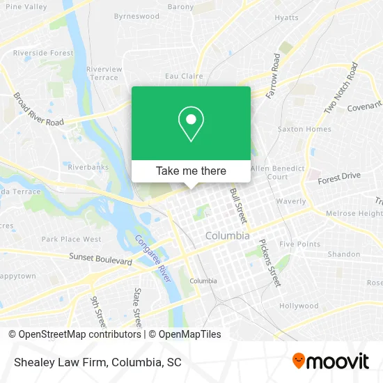 Shealey Law Firm map