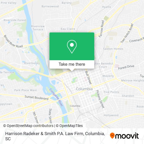 Harrison Radeker & Smith P.A. Law Firm map