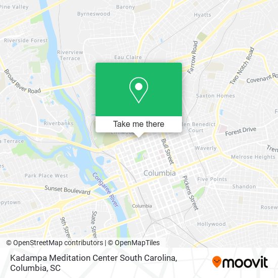 Kadampa Meditation Center South Carolina map