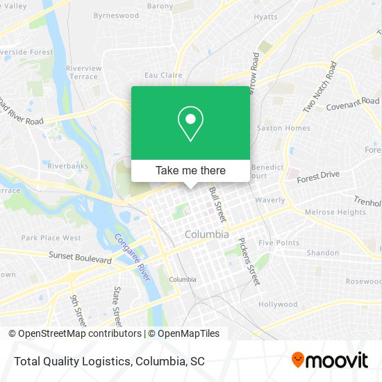 Mapa de Total Quality Logistics
