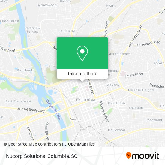 Mapa de Nucorp Solutions