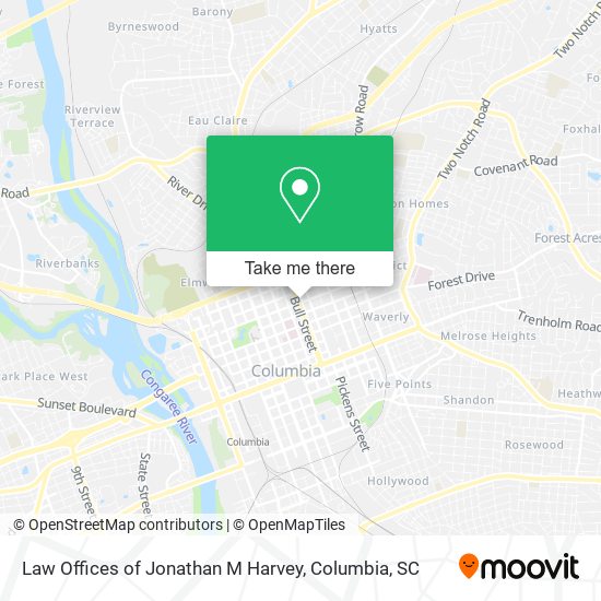 Law Offices of Jonathan M Harvey map