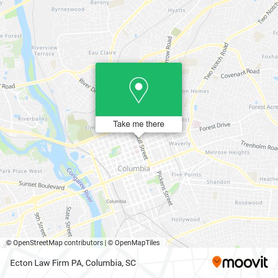 Ecton Law Firm PA map