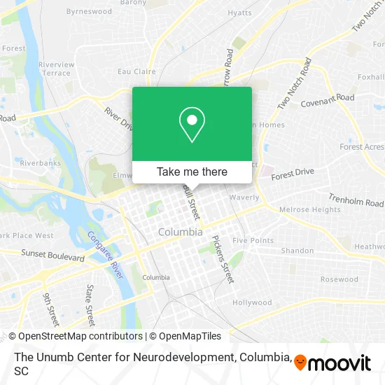 The Unumb Center for Neurodevelopment map