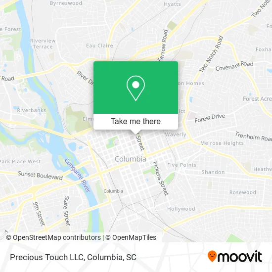 Precious Touch LLC map