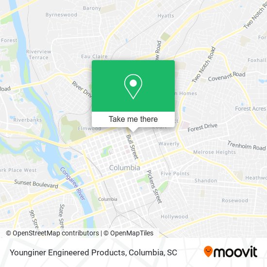 Mapa de Younginer Engineered Products