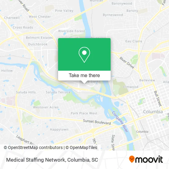 Medical Staffing Network map