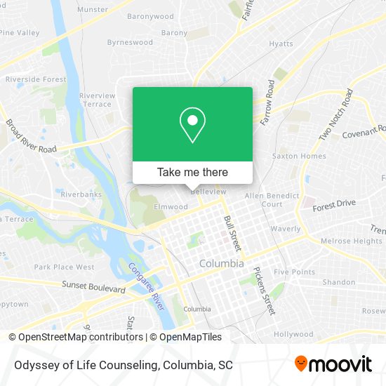 Odyssey of Life Counseling map