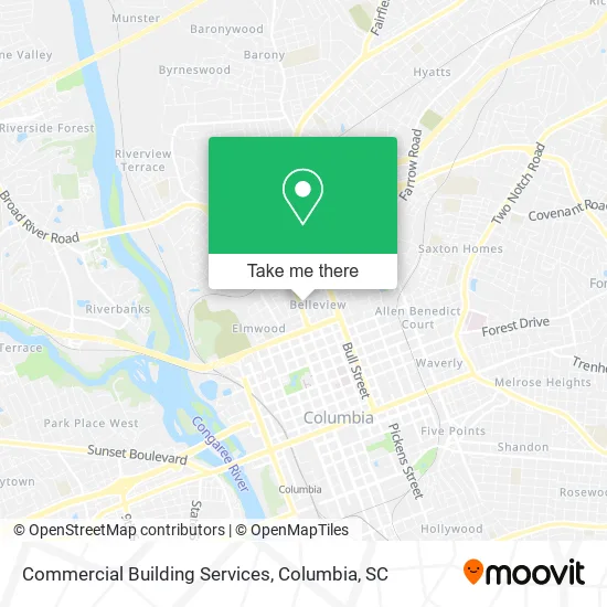 Commercial Building Services map
