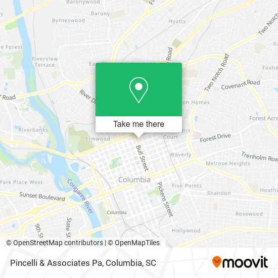 Pincelli & Associates Pa map
