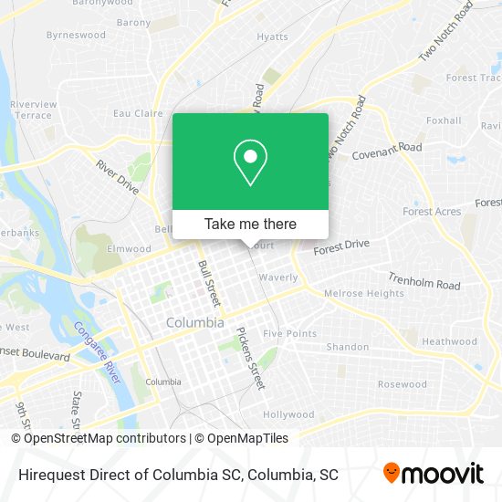 Hirequest Direct of Columbia SC map