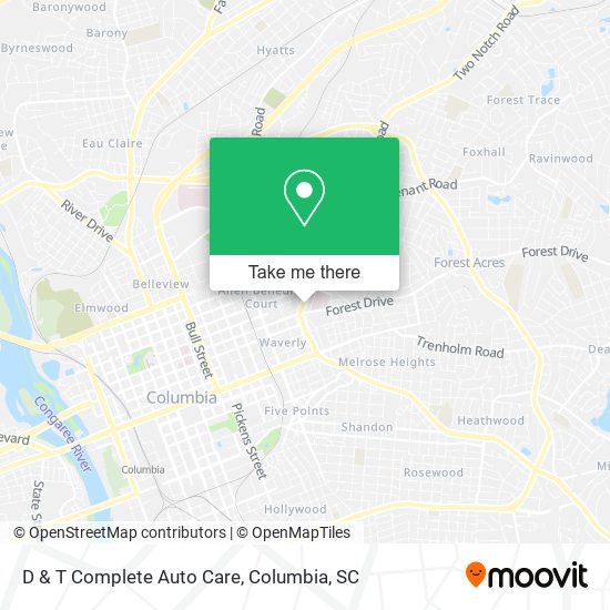 D & T Complete Auto Care map