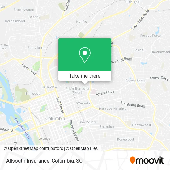 Allsouth Insurance map