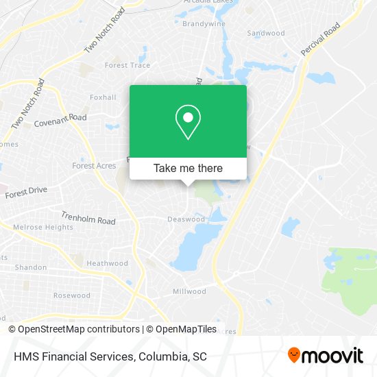 HMS Financial Services map