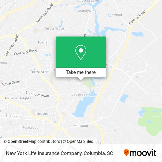 Mapa de New York Life Insurance Company