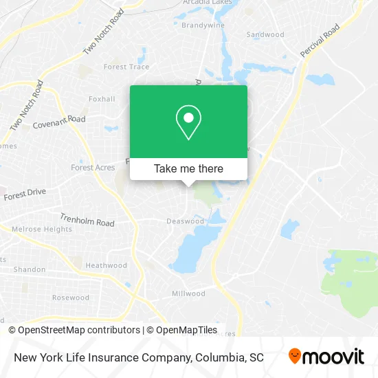 New York Life Insurance Company map