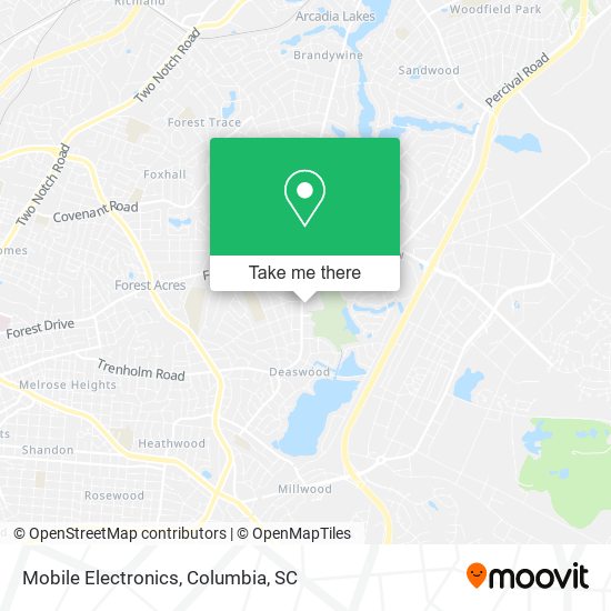 Mobile Electronics map