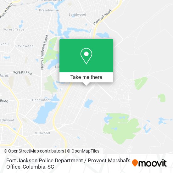 Fort Jackson Police Department / Provost Marshal's Office map