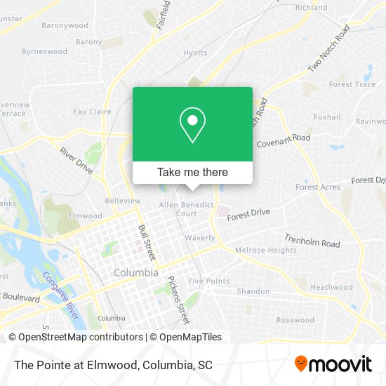 Mapa de The Pointe at Elmwood