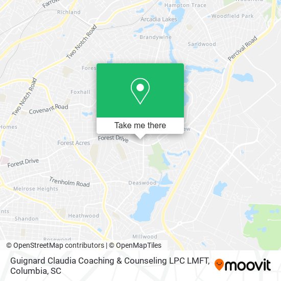 Guignard Claudia Coaching & Counseling LPC LMFT map