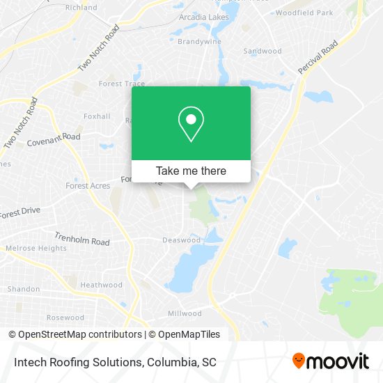 Mapa de Intech Roofing Solutions