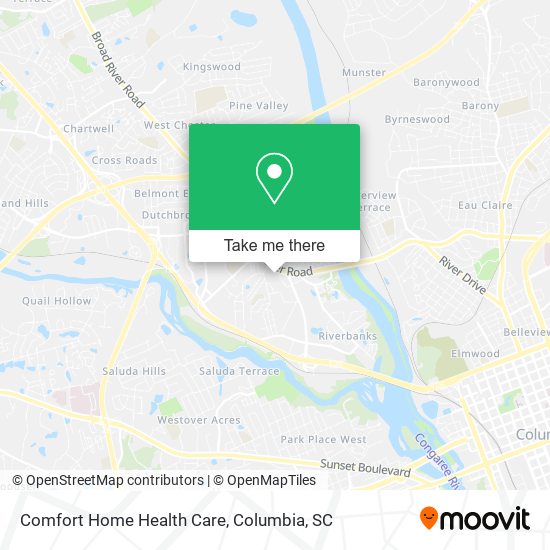 Comfort Home Health Care map