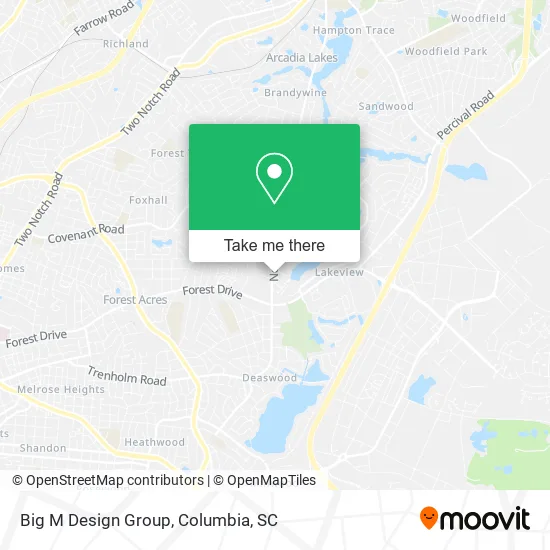 Mapa de Big M Design Group