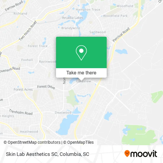 Skin Lab Aesthetics SC map