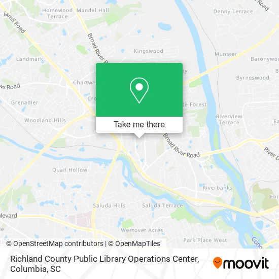 Richland County Public Library Operations Center map