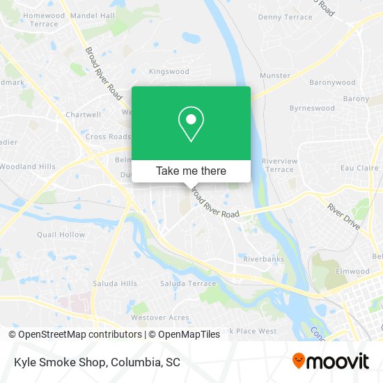 Kyle Smoke Shop map