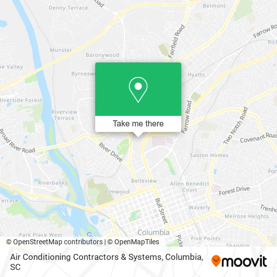 Air Conditioning Contractors & Systems map