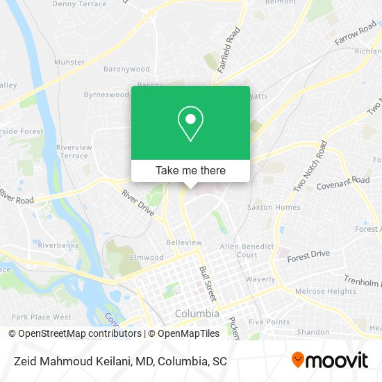 Zeid Mahmoud Keilani, MD map