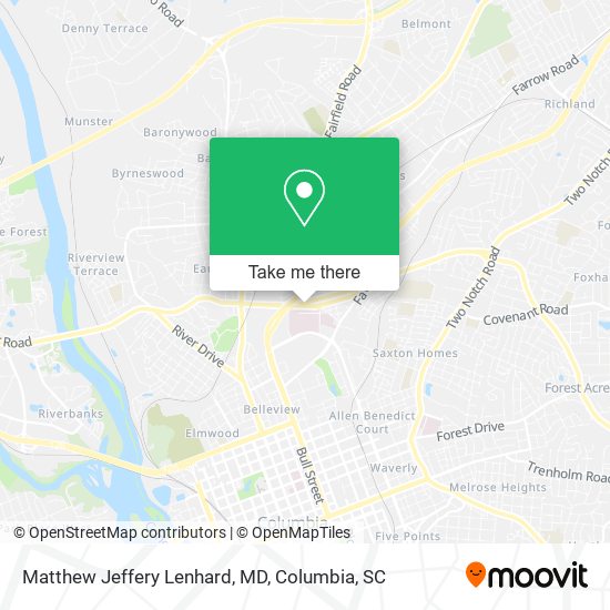 Mapa de Matthew Jeffery Lenhard, MD