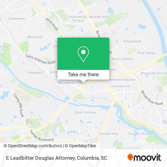 E Leadbitter Douglas Attorney map