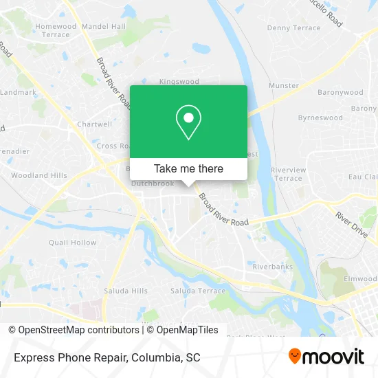 Express Phone Repair map