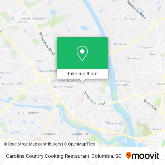 Mapa de Carolina Country Cooking Restaurant