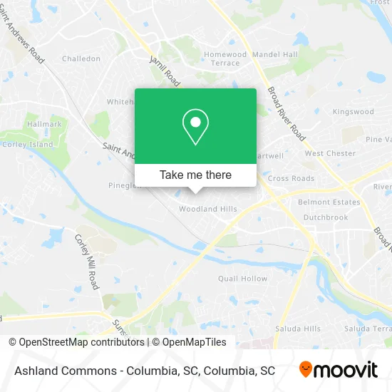 Ashland Commons - Columbia, SC map