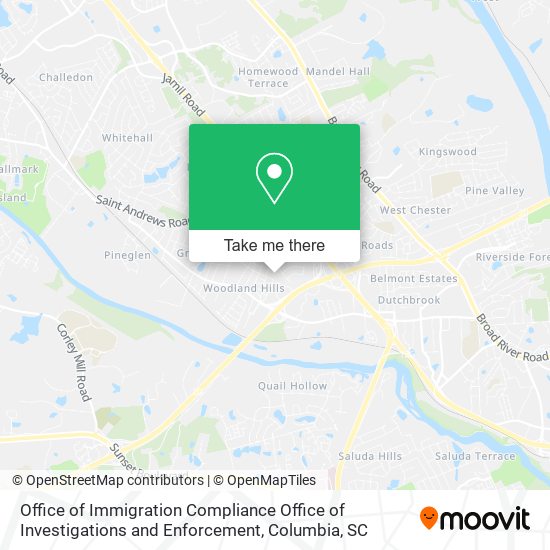 Office of Immigration Compliance Office of Investigations and Enforcement map