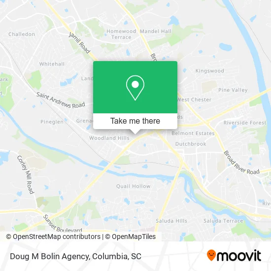 Doug M Bolin Agency map