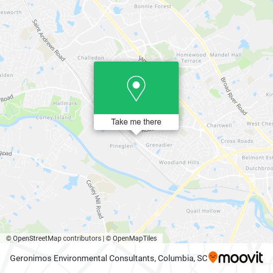 Geronimos Environmental Consultants map