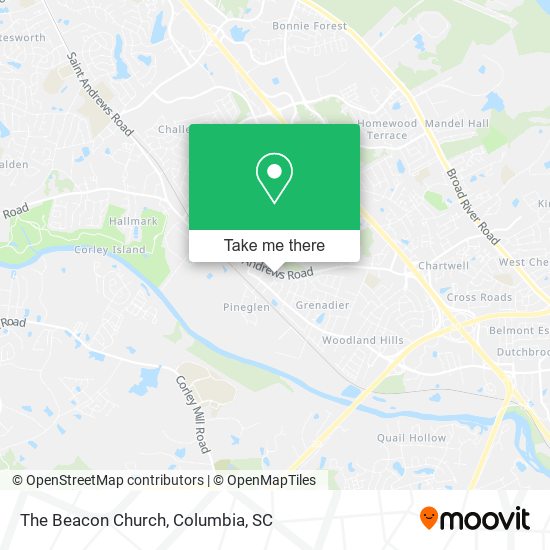 The Beacon Church map