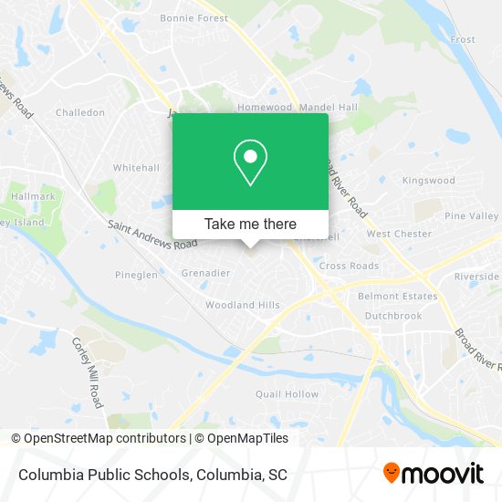 Columbia Public Schools map
