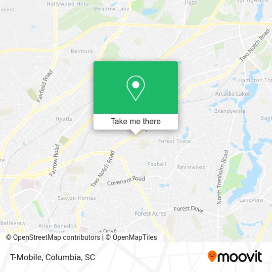 T-Mobile map